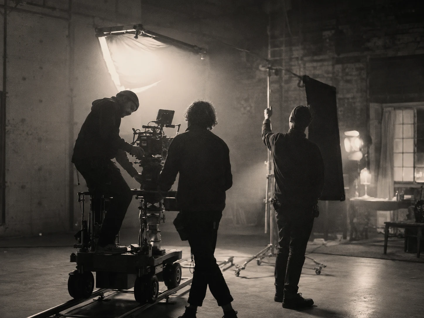 Crew VZ Films al lavoro su un set cinematografico